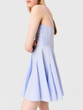 Mini cotton babydoll dress