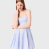 Mini cotton babydoll dress