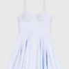 Mini cotton babydoll dress