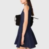 Mini denim dress with ruffles Mini denim dress with ruffles