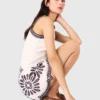 Mini dress with crochet details Mini dress with crochet details