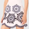 Mini dress with crochet details Mini dress with crochet details