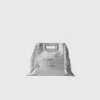 Mini embossed-leather M bag with chain Mini embossed-leather M bag with chain
