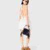Mini embroidered backless dress Mini embroidered backless dress