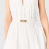 Mini embroidered backless dress Mini embroidered backless dress