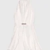 Mini embroidered backless dress Mini embroidered backless dress