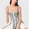 Mini embroidered strap dress Mini embroidered strap dress