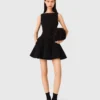 Mini flared tweed dress Mini flared tweed dress
