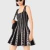 Mini jacquard knit dress Mini jacquard knit dress