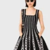 Mini jacquard knit dress Mini jacquard knit dress