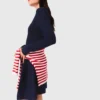 Mini knit dress with flared skirt Mini knit dress with flared skirt