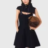 Mini knitted babydoll dress Mini knitted babydoll dress