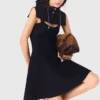 Mini knitted babydoll dress Mini knitted babydoll dress