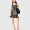 Mini patterned knit dress Mini patterned knit dress
