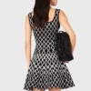 Mini patterned knit dress Mini patterned knit dress