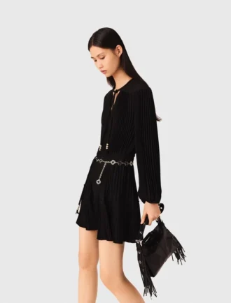 Mini pleated dress