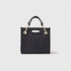 Mini quilted leather tote bag Mini quilted leather tote bag