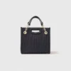 Mini quilted leather tote bag Mini quilted leather tote bag
