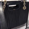 Mini quilted leather tote bag Mini quilted leather tote bag