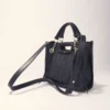 Mini quilted leather tote bag Mini quilted leather tote bag