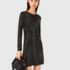 Mini rhinestone knit dress Mini rhinestone knit dress