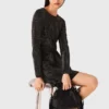 Mini rhinestone knit dress Mini rhinestone knit dress