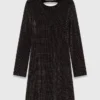 Mini rhinestone knit dress Mini rhinestone knit dress