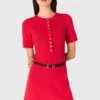 Mini ribbed knit dress Mini ribbed knit dress