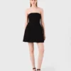 Mini strapless linen dress Mini strapless linen dress