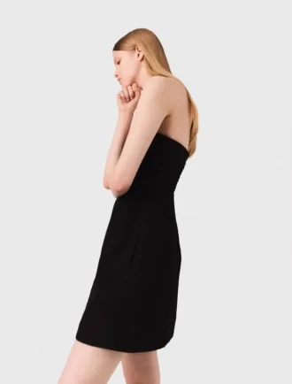 Mini strapless linen dress Mini strapless linen dress