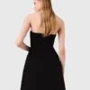 Mini strapless linen dress Mini strapless linen dress