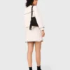 Mini topstitched knit skirt Mini topstitched knit skirt