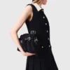 Mini tweed dress with removable collar Mini tweed dress with removable collar