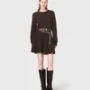 Mini yak blend dress Mini yak blend dress