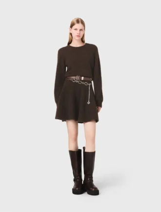 Mini yak blend dress