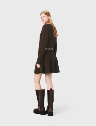 Mini yak blend dress