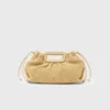 Mipli bouclé effect clutch bag Mipli bouclé effect clutch bag