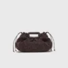 Mipli bouclé effect clutch bag Mipli bouclé effect clutch bag