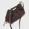 Mipli bouclé effect clutch bag Mipli bouclé effect clutch bag
