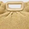Mipli bouclé effect clutch bag Mipli bouclé effect clutch bag