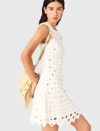 Mirrored crochet dress
