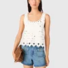 Mirrored crochet top Mirrored crochet top