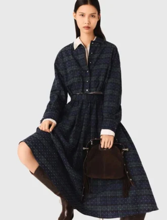 Miss M mini suede leather bag