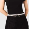 Mixed bead and leather belt Mixed bead and leather belt