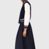 Mixed fabric bomber Mixed fabric bomber