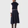 Mixed fabric bomber Mixed fabric bomber
