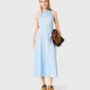 Open-back maxi dress
