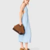 Open-back maxi dress