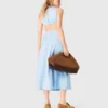 Open-back maxi dress