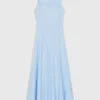 Open-back maxi dress